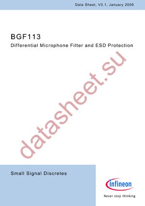BGF 113 E6328 datasheet  